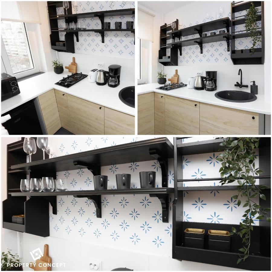 Chic Scandinavian Style Studio Leilighet Bucureşti Eksteriør bilde